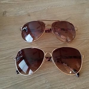 EUC F21 Aviator Sunglasses Set of 2!